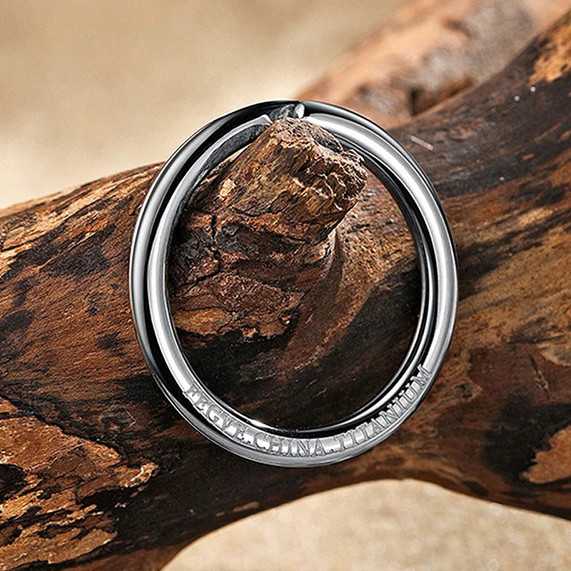 Porte-clés de luxe en titane, laiton, zirconium, acier inoxydable, porte-clés de haute qualité, porte-clés de voiture EDC, boucle pour accessoires