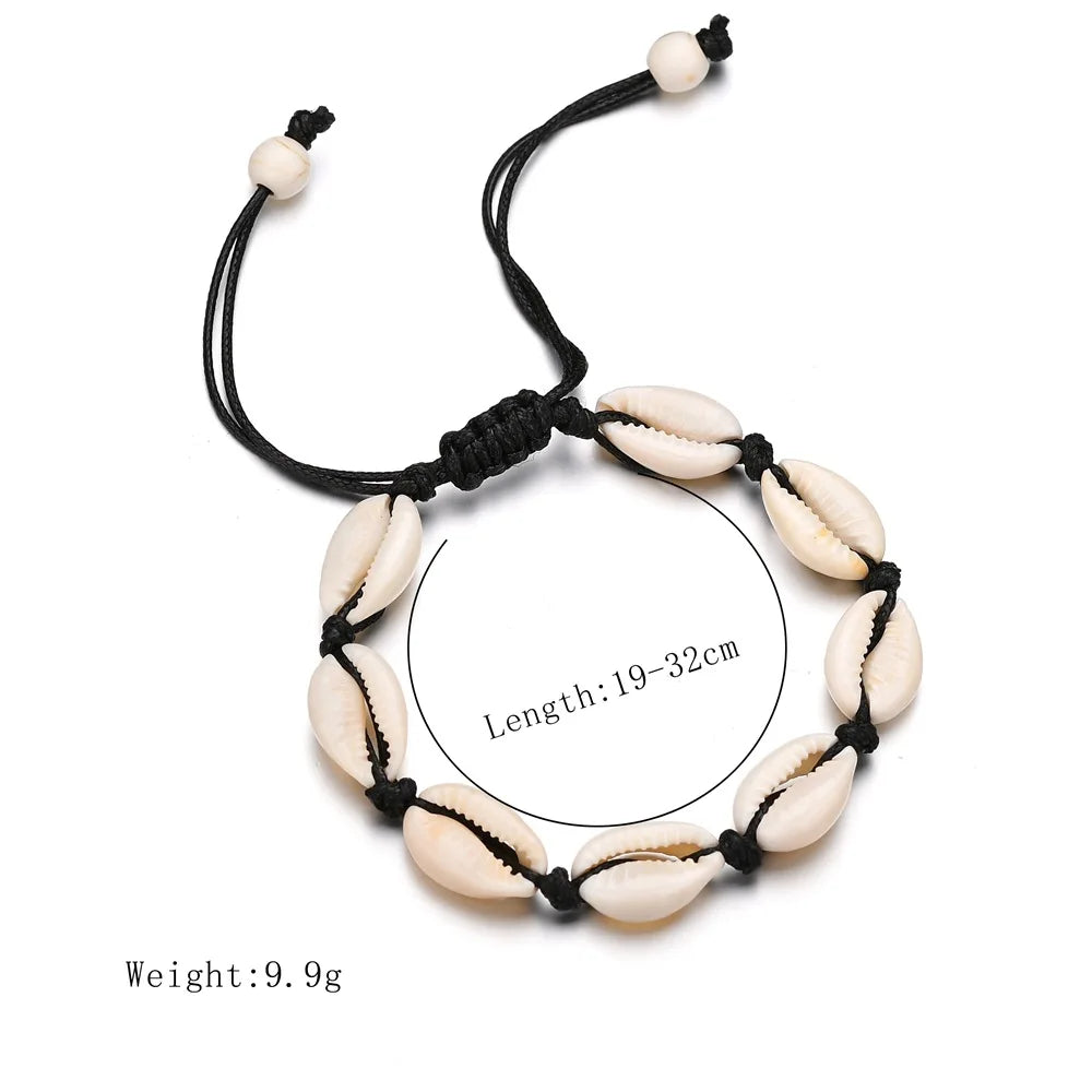 Bohemia Natural Seashell Necklace & Bracelet
