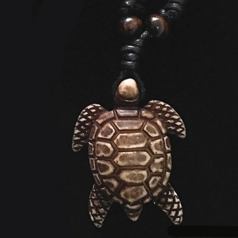 turtle necklace for women men yak bone tortoise hawaii tribal surfer necklace sea turtles pendants necklaces - Madeinsea©
