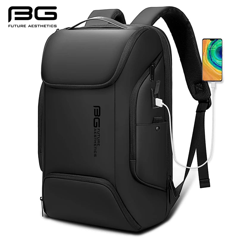 BANGE Business USB Charging Smart Backpacks Fits 15.6 Inch Laptop Commute Backpack WaterProof Carry On Bag for Men Travel Bags - Madeinsea©