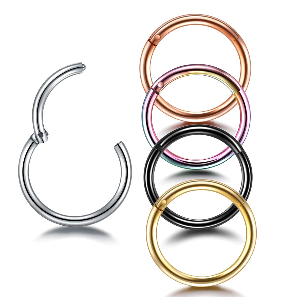Piercing Surgical Steel Hinged Nose Ring