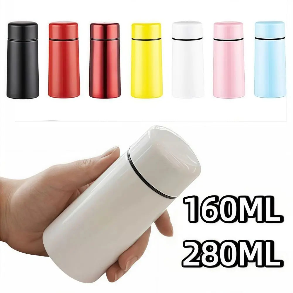 Mini Thermos Cup Stainless Steel 160ml Capacity Pocket Thermos Portable Compact Design Water Cup For Going Out Traveling