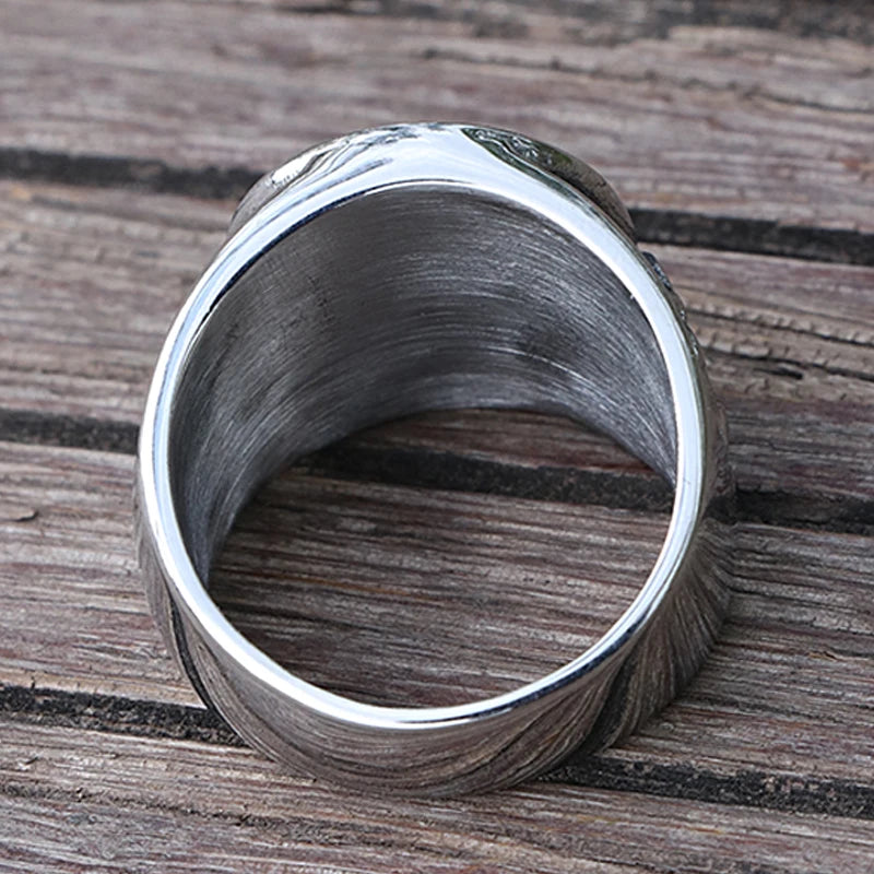 Nordic Sailboat Pirate Ring For Men / 316L Stainless Steel - Madeinsea©