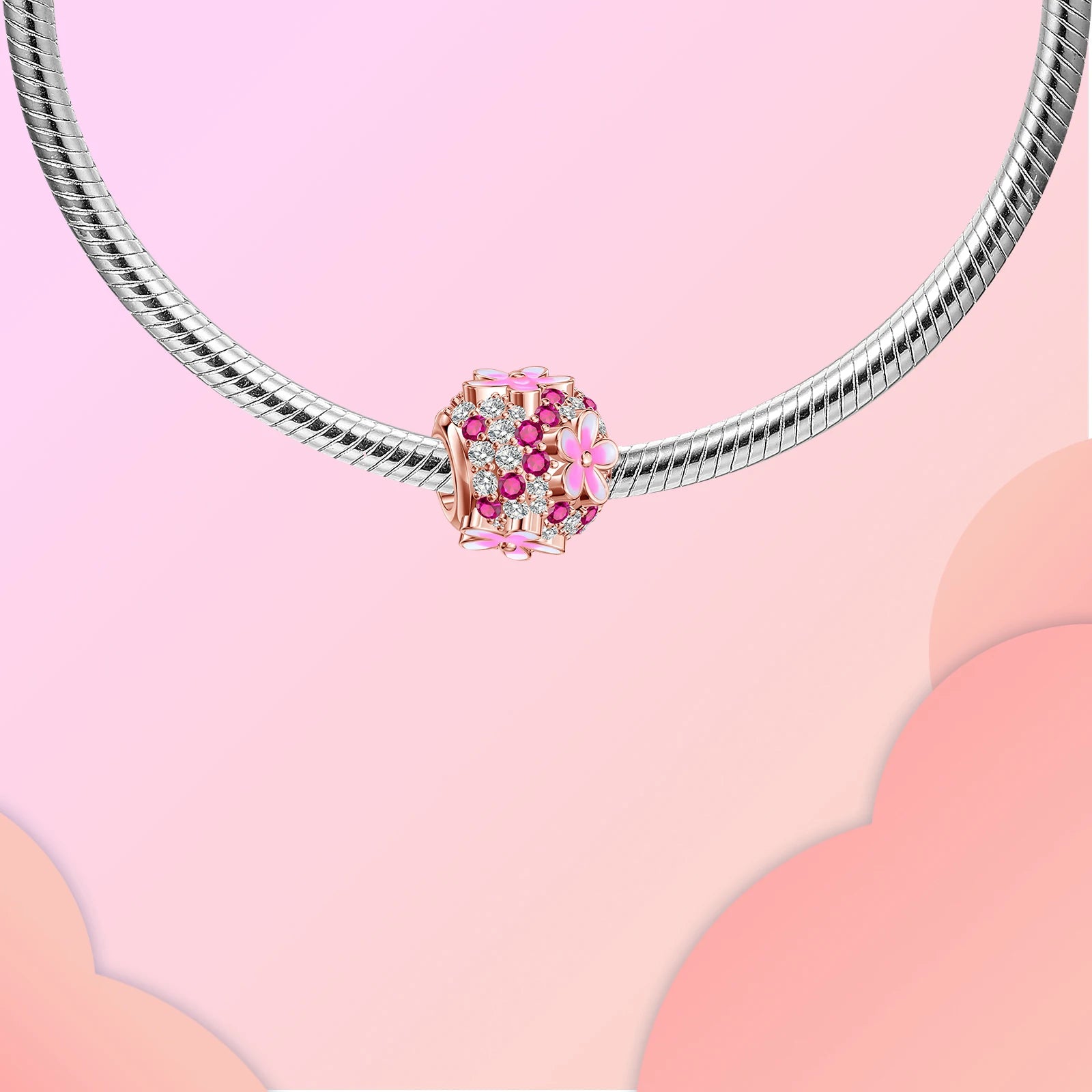 Schmetterling Blume Tier Perlen Fit Pandora Original armband charms Silber 925 Halskette pendientes mujer für Frauen Schmuck machen