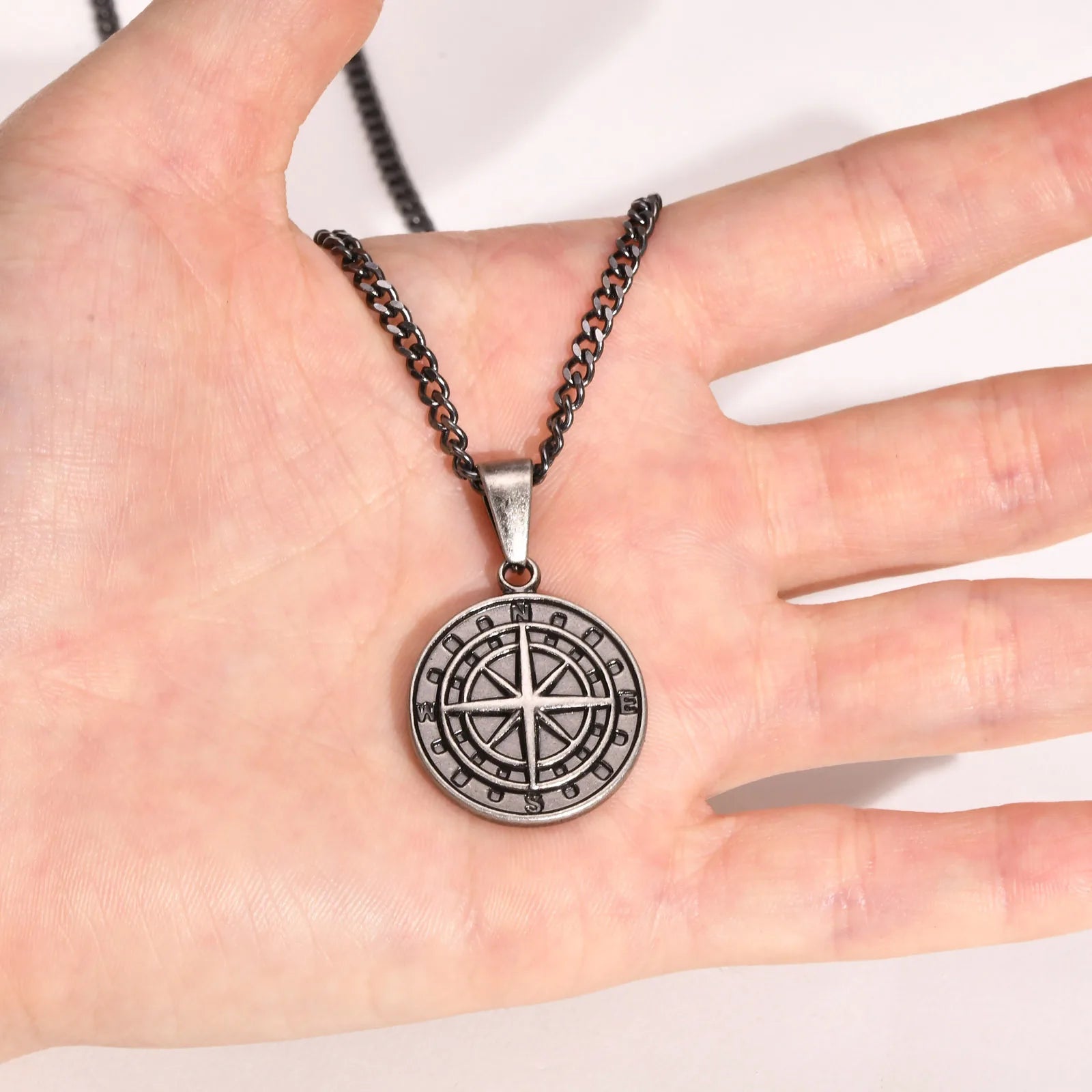 Stainless Steel Nautical Compass Pendant Necklaces - Madeinsea©