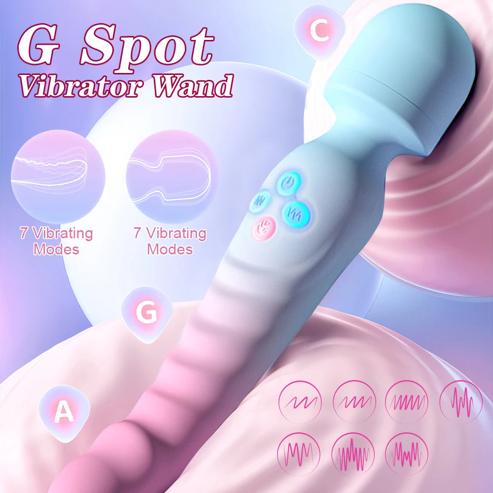 Powerful AV Vibrator for Women G Spot Dildos Magic Wand Clitoris Stimulator Female Vagina Massager Adults Sex Toys for Woman