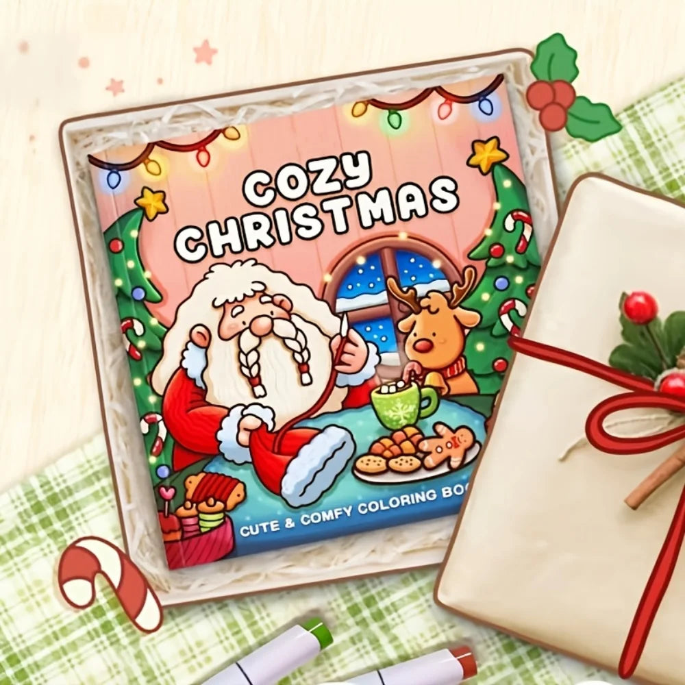 Comfortable Christmas Coloring Book: Perfect for and Mindful Fun! Ideal Parent- Bonding/Immersive Color. for Christmas& Holidays
