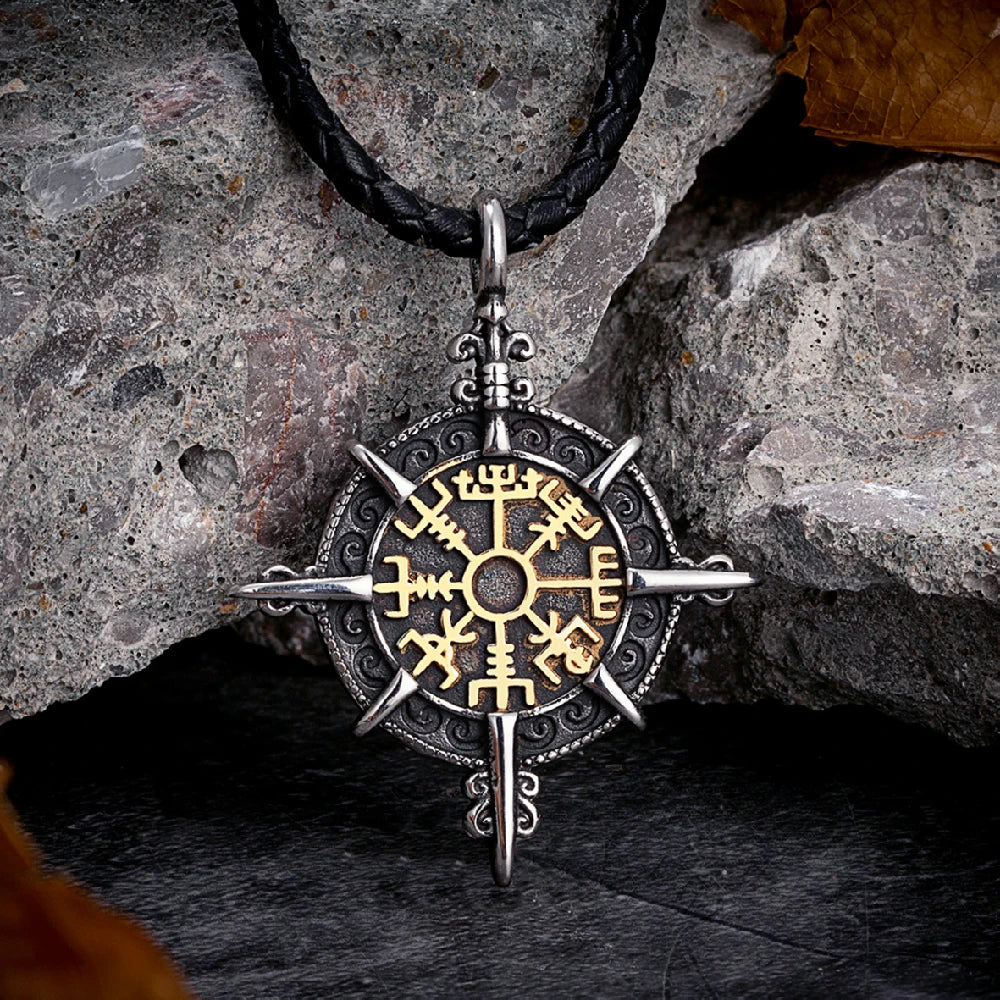 Viking Compass Necklace / Stainless Steel - Madeinsea©