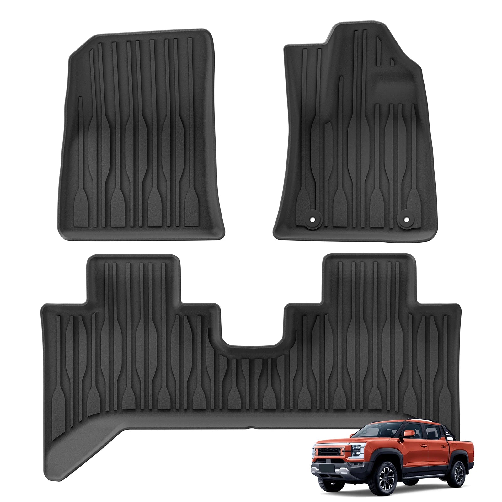 RHD for BYD Shark 6 2024 2025 Right Hand Drive Car Floor Mats Cargo Liner Trunk Pad TPE 3D Foot Mat Accessories BLACK - Madeinsea©
