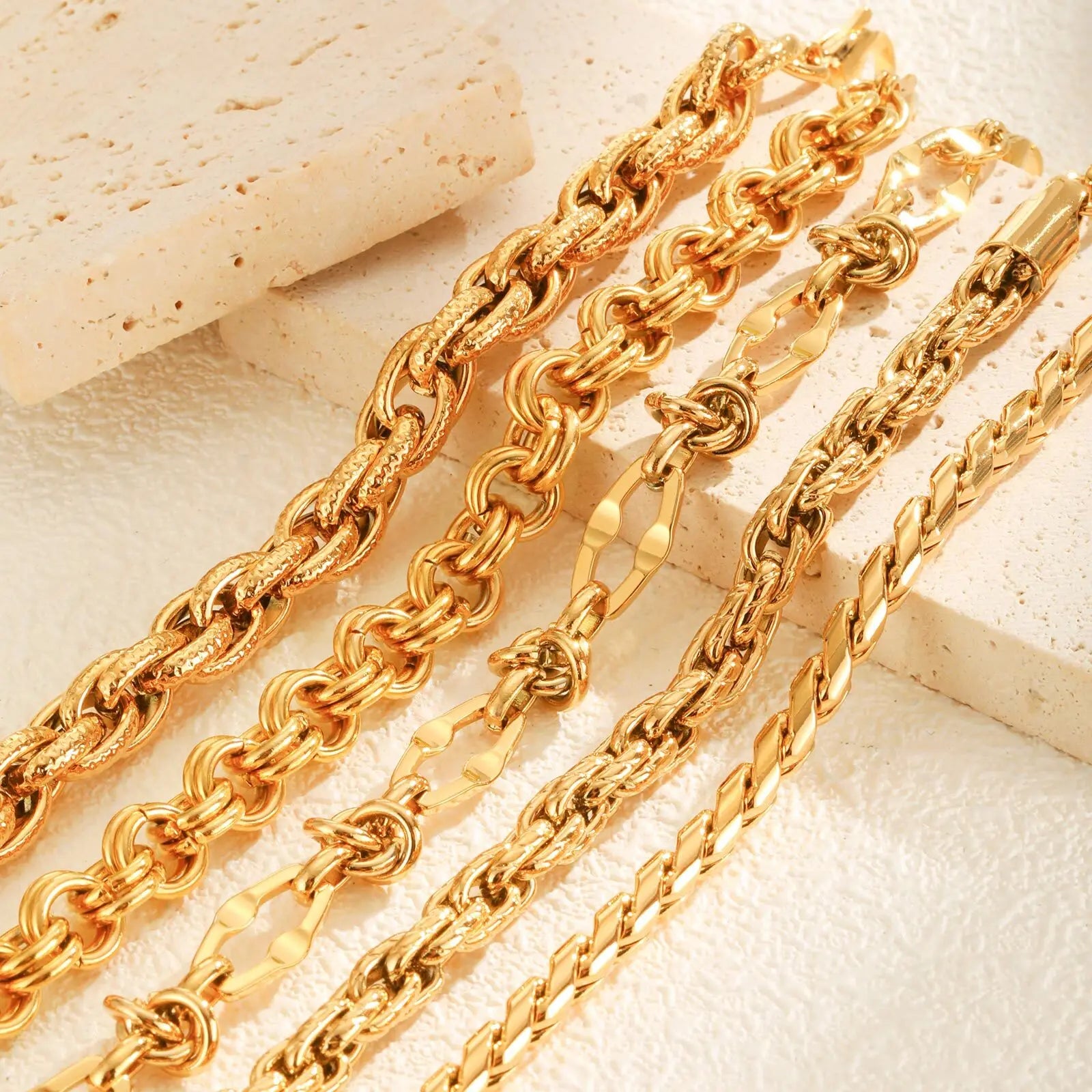 Vnox Vintage Luxury Geometric Open Rings,Natural Stone Stainless Steel Charm Jewelry For Women,Fashion Rings Finger Accessories