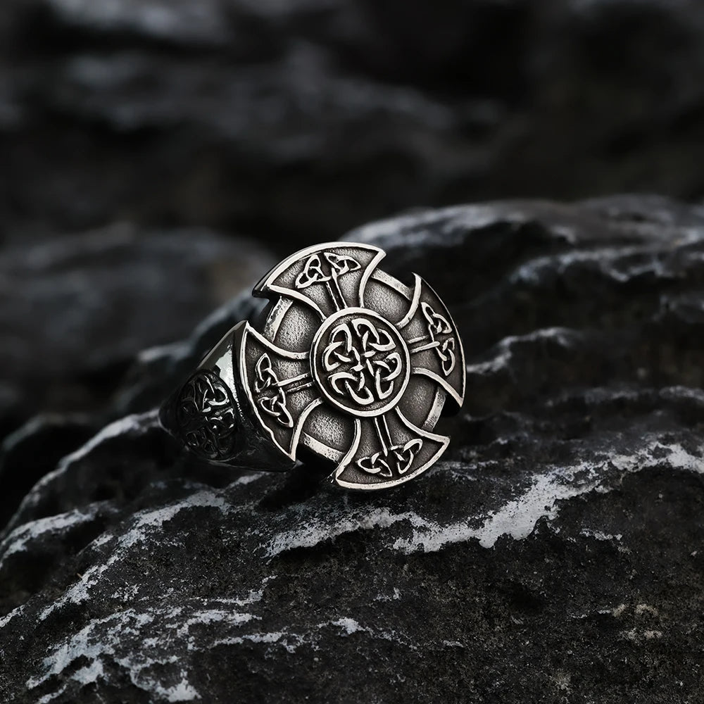 Celtic Cross Knot Ring - Madeinsea©