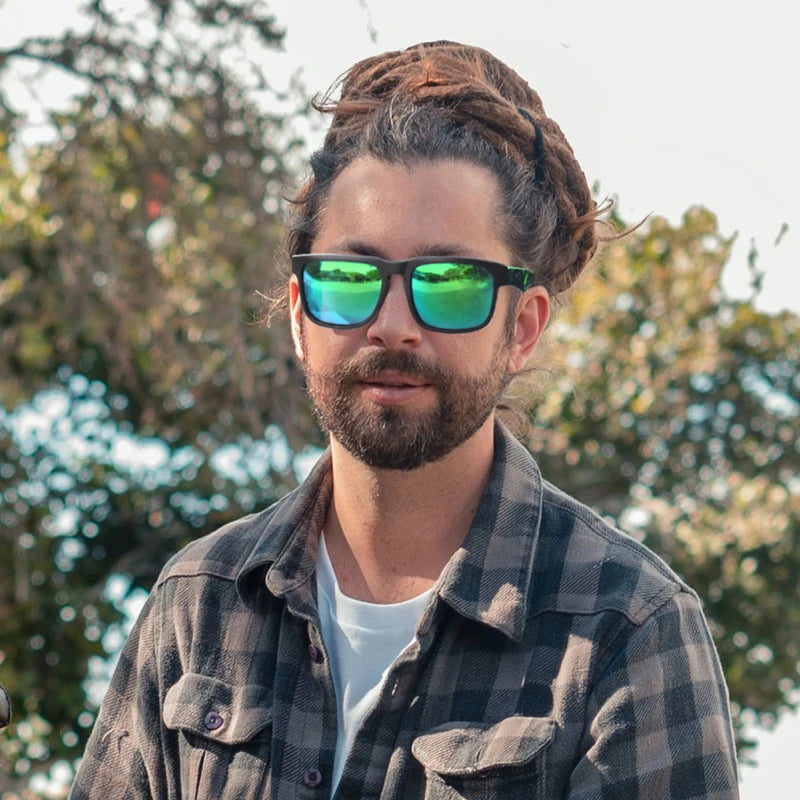 VIAHDA new and coole Polarized Ssunglasses Classic Men Shades Brand Designer Sun glasses Eyewear Male UV400