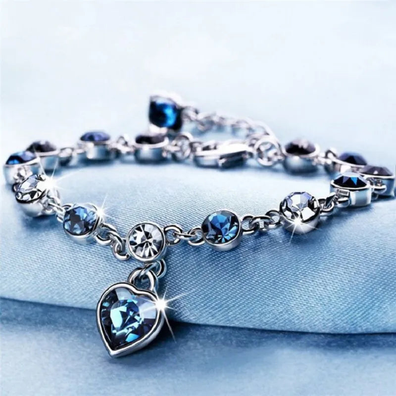 Heart of Ocean Pendant Bracelet - Madeinsea©