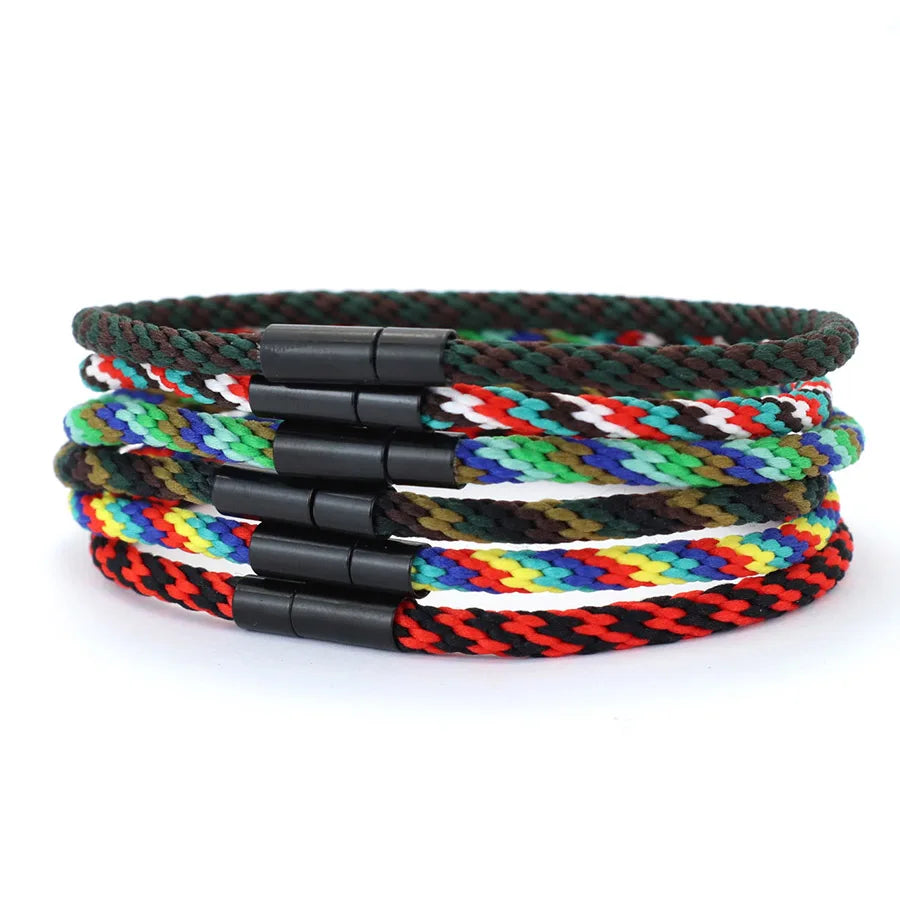 Simple Style Rope Bracelet Men Grade A Ethnic Fabric Wish Braslet Rest Versatile Friendship Braclet Gift For Couple Accessories