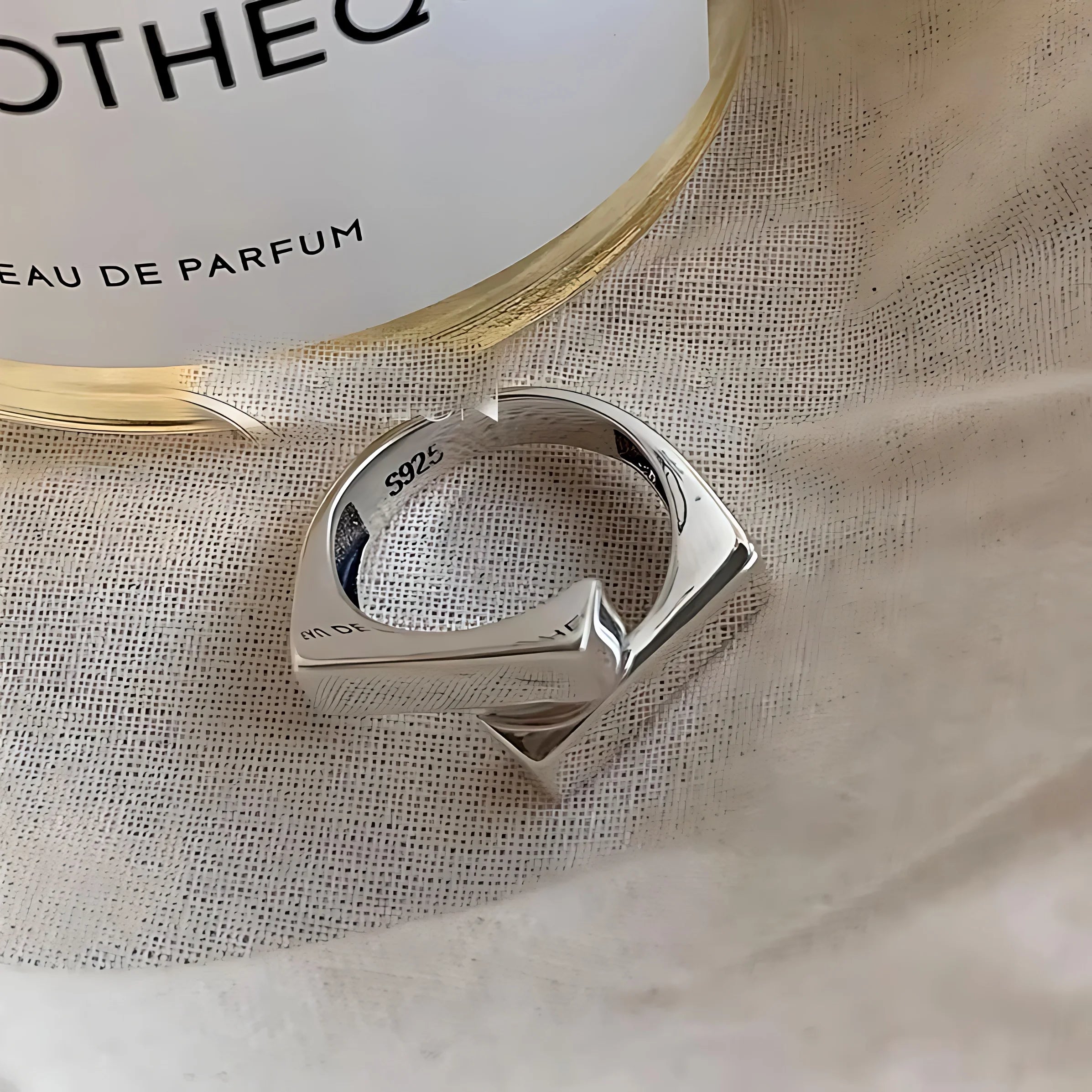 BF CLUB Silver Color Hug Rings for Women Fashion Geometric Handmade Irregular Vintage Fine Jelwery Ring Party Christmas Gift