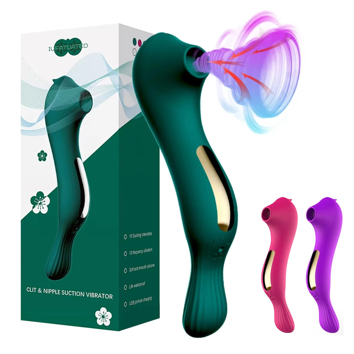 20 Powerful Vibration Modes Sucking Vibrator Female Vagina Massager G-Spot Clitoris stimulator Vacuum Suction Sex Toys for Women