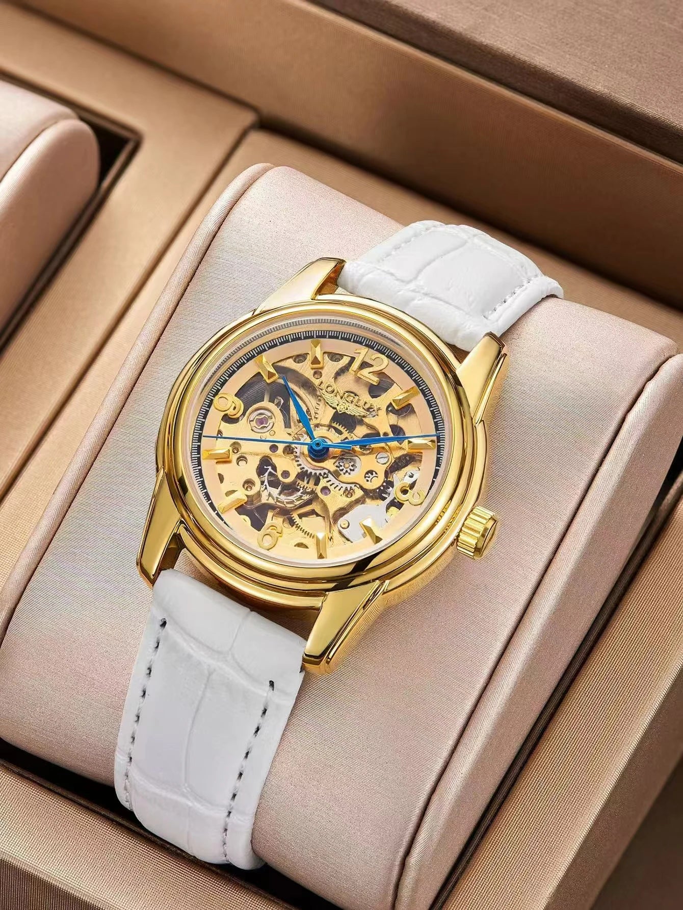 Women automatic watch fashion cute mechanical wristwatches dainty elegant waterproof luxury gifts for girlfriend watch!