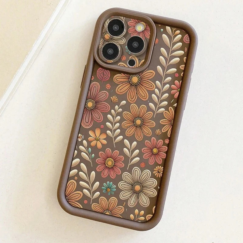 Floral Pattern Phone Case For Xiaomi Redmi Note 14 4G Cases Redmi Note 12 13 Pro Plus 5G 12S 11S 11 10S 10 14C 12C 13C 4G Cover