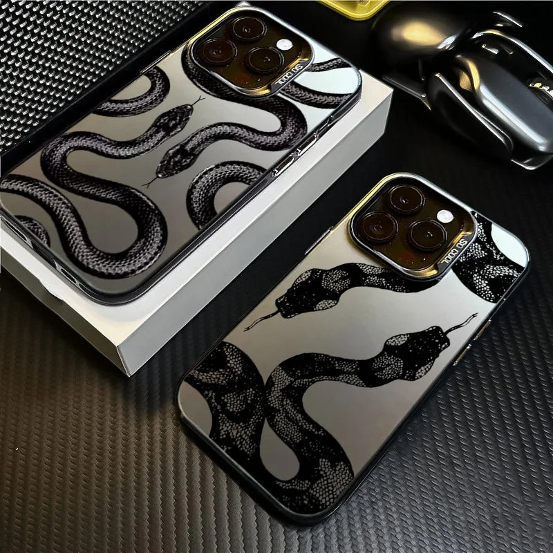 New Black Snake Phone Case For Xiaomi Mi 11 Lite 5G 14T 14 13T 13 12T 12 12X Poco F5 X5 X3 X6 M6 F6 Pro Shockproof Bumper Cover