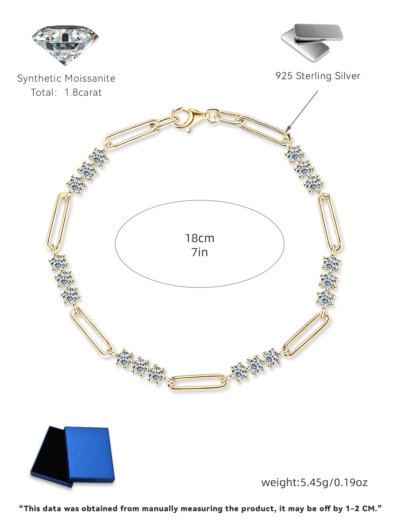 OXTAO 3MM Moissanite Bracelet For Women 925 Sterling Silver Adjustable Chain Bracelets Luxury Fashion Jewelry GRA Certified