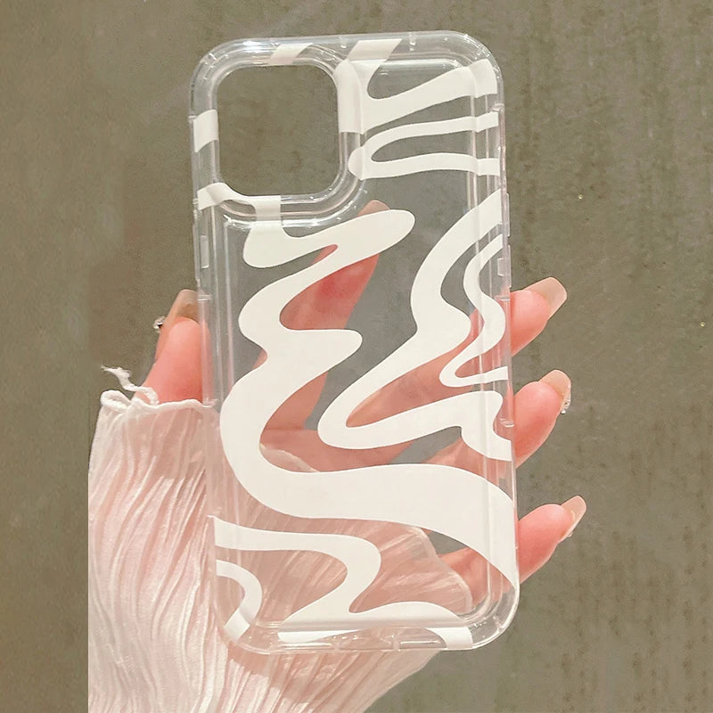 Leopard Print Clear Phone Case For Samsung A55 5g Case S24 S23 Ultra A34 A54 A35 A53 A32 A13 A53 A14 A52 A15 S22 S20 S21FE Cover