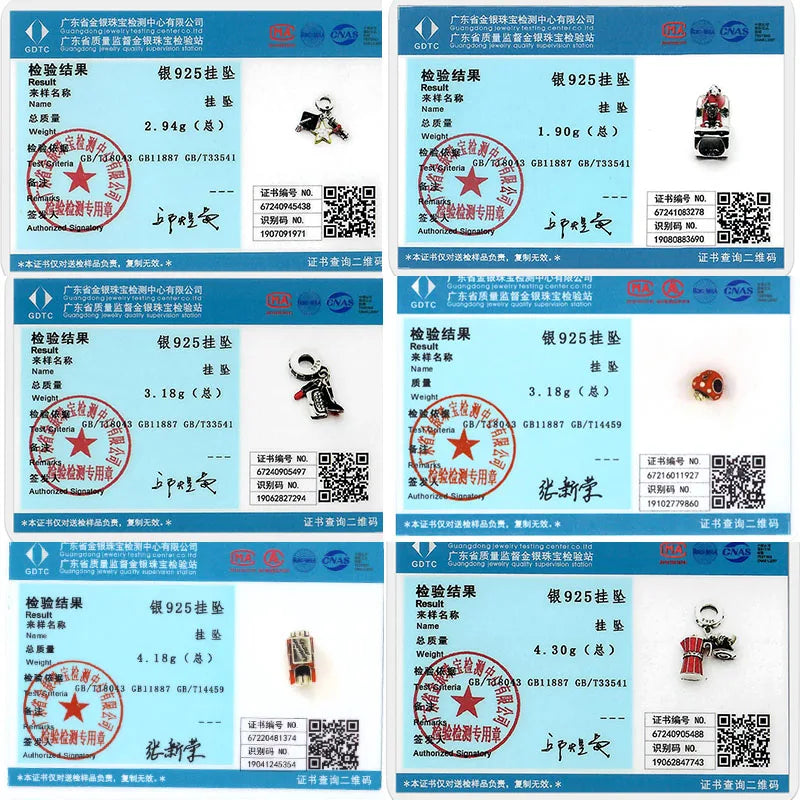 New 925 Sterling Silver Charms Bead Red Cherry Strawberry Love Heart Charm Fit Original Bracelet Pendant DIY Jewelry For Women - Madeinsea©