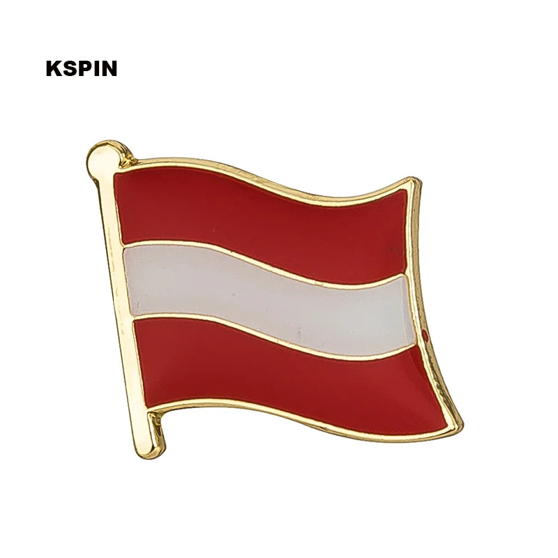 Norway Flag Lapel Pin Badges For Clothes In Patches Rozety Papierowe Icon Backpack KS-0144
