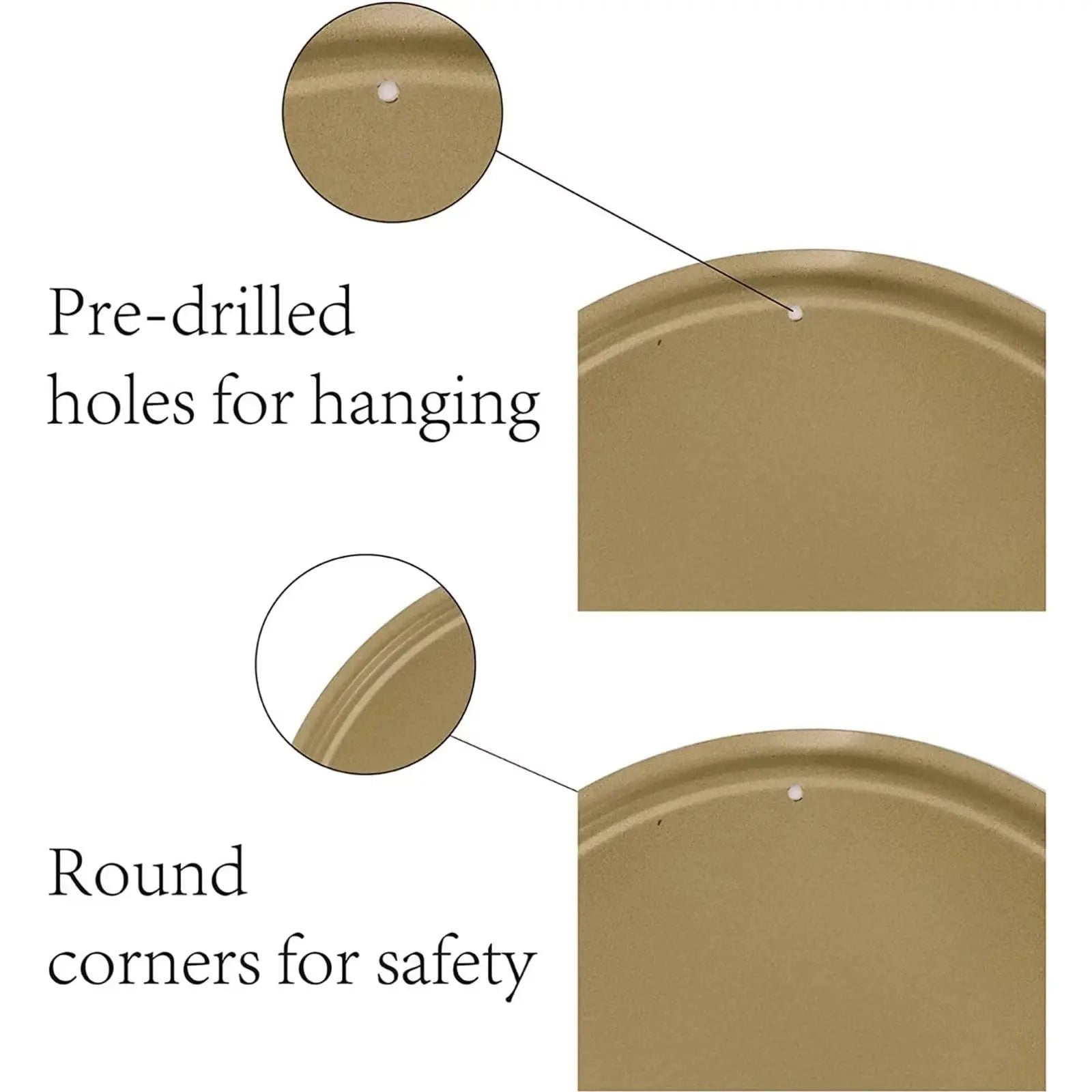 United States Marines Emblem Metal Sign - US Marine Corps USMC Logo, 12 Inch Round Wall Decor