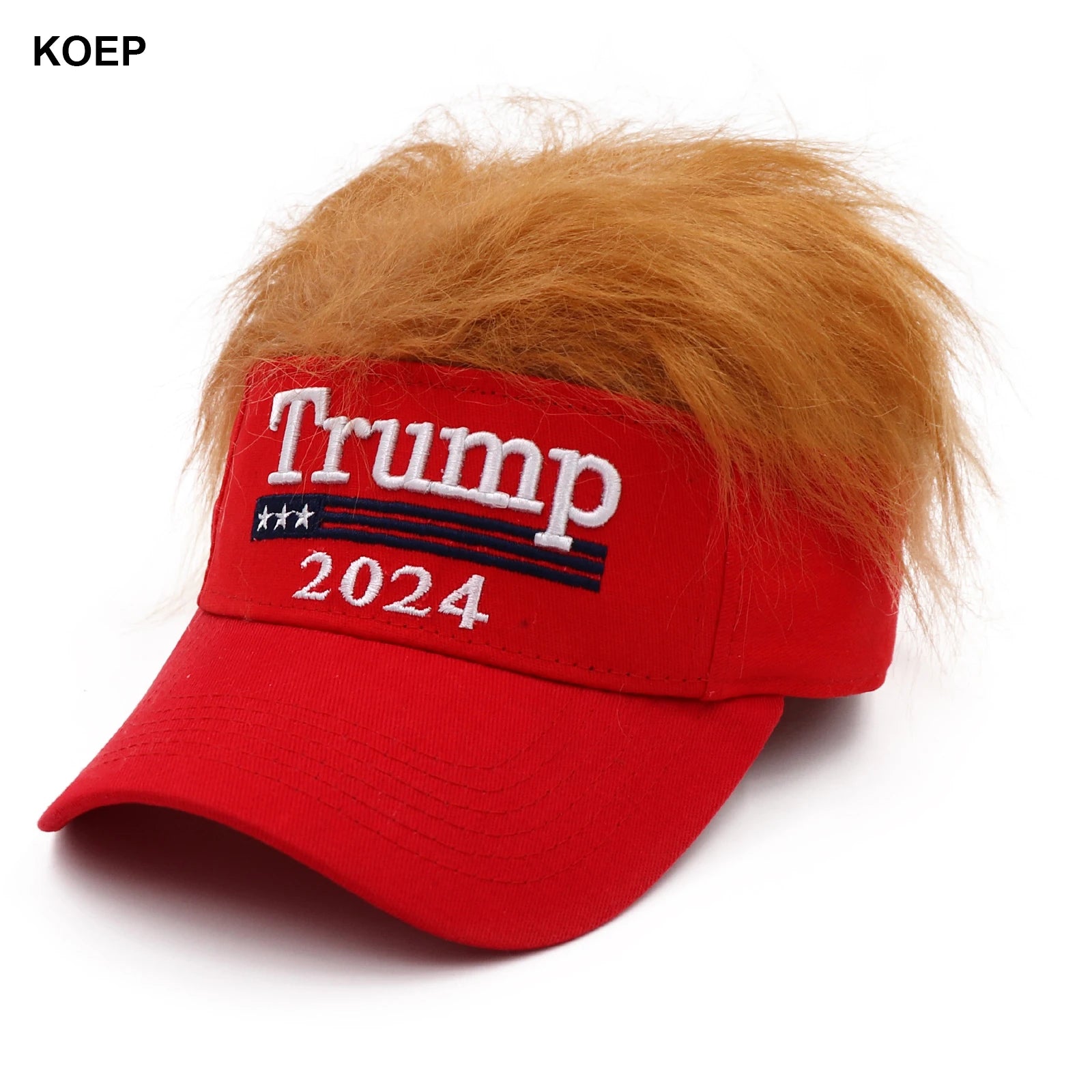 Nouvelle casquette Donald Trump 2024 USA Casquettes de baseball Haut de perruque Snapback Président Chapeau 3D Broderie En Gros Livraison Directe Chapeaux