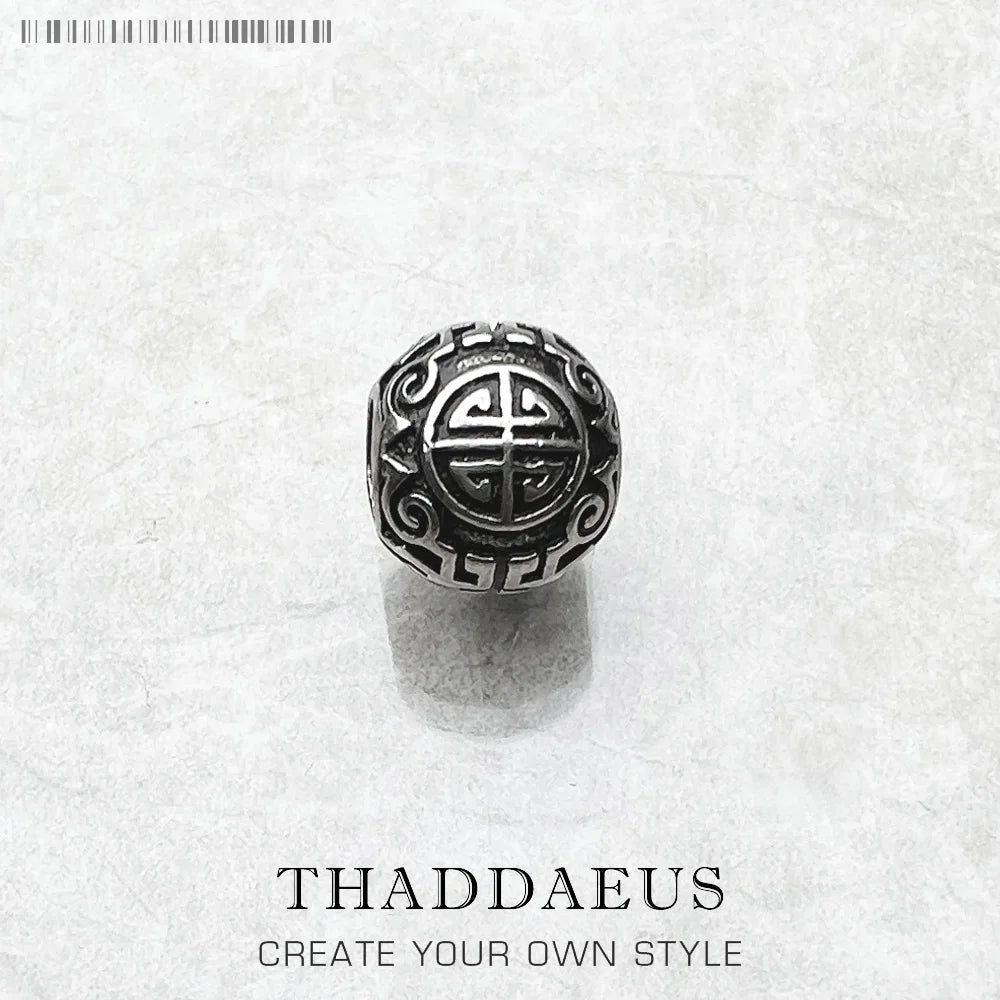 Beads Ethno Black 925 Sterling Silver Gift For Women Men Karma Charms Great Blessing Jewelry Accessories - Madeinsea©