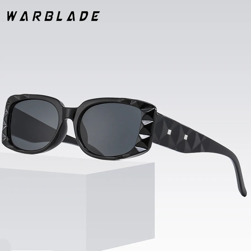 2025 luxus Marke Design Fashion Square Frauen Sonnenbrille Retro Gradienten Objektiv Männer Punk Sommer Outdoor Reise Sonnenbrille UV400