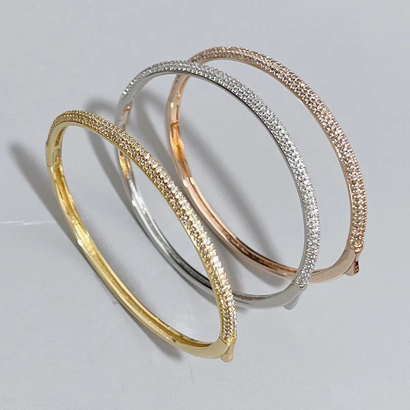 Hot Sale Famous Top Quclity Fashion Luxury Jewelry Bangle For Women For Men Classic Party Wedding Bangle Jewelry Size16cm