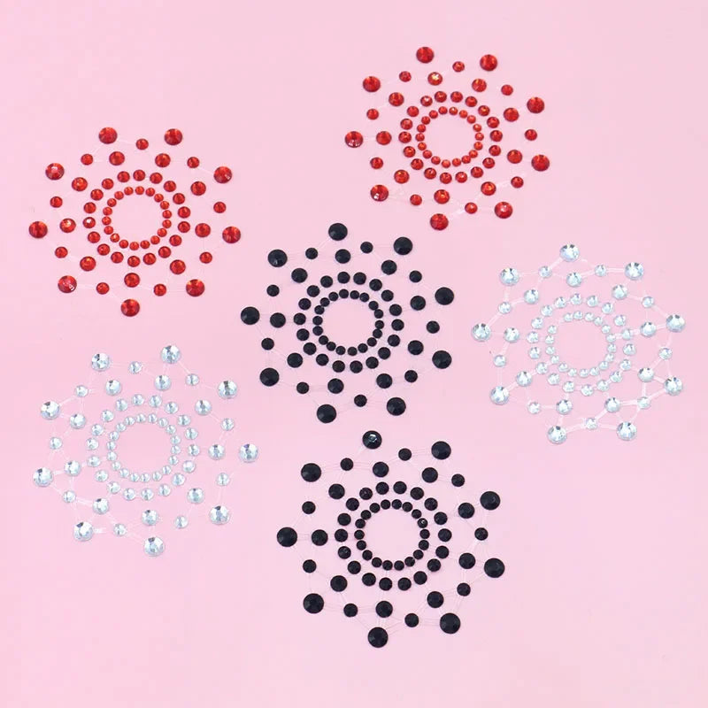 Female Fashion Invisible Nipple Cover Hollow Out Radioactive Women Intimates Accessories Tape Overlays on Bra Stickers Girls