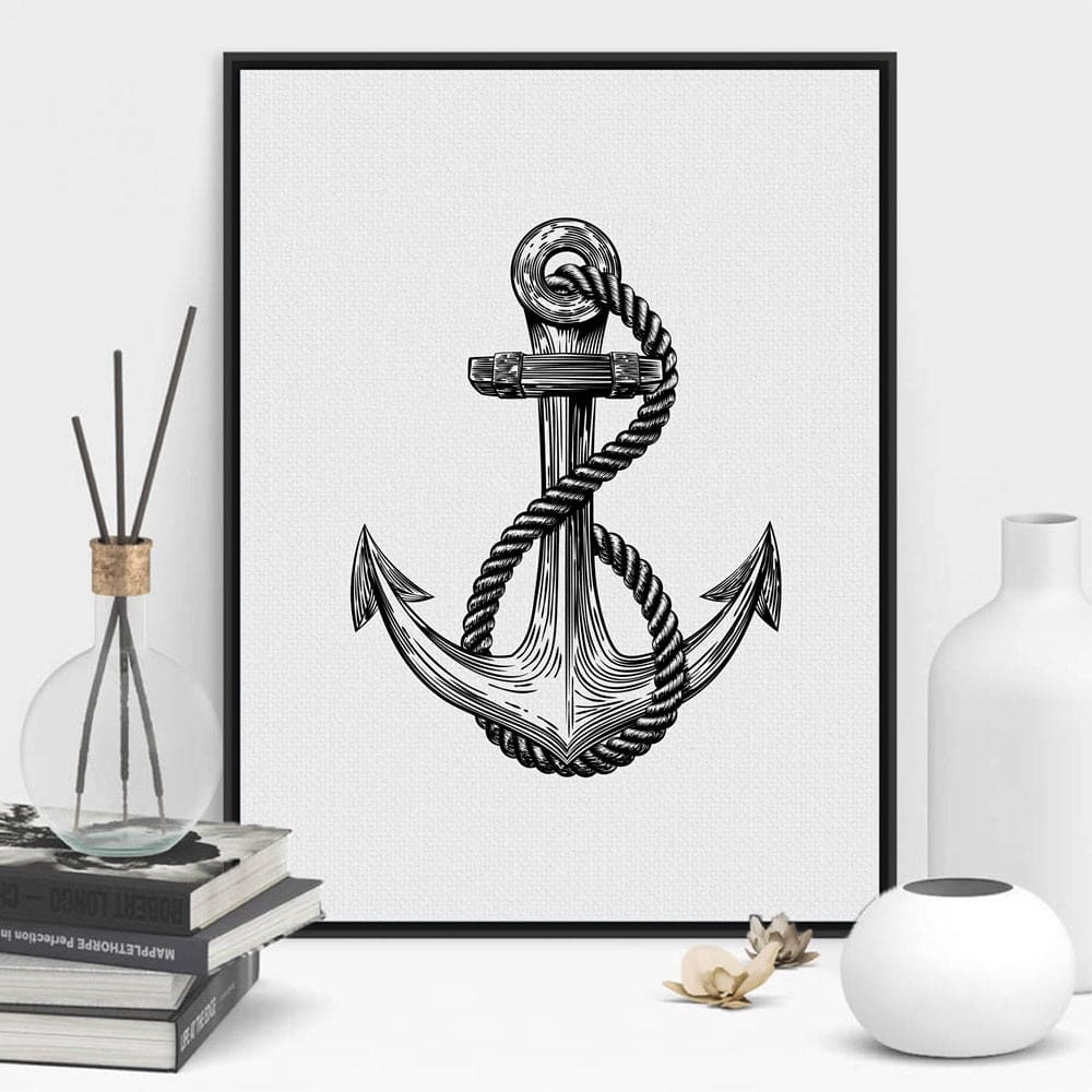 Anchor Canvas wall Art