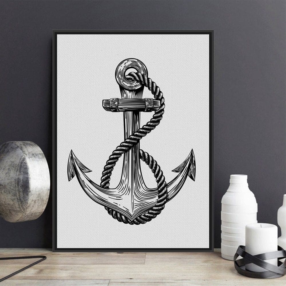 Anchor Canvas wall Art