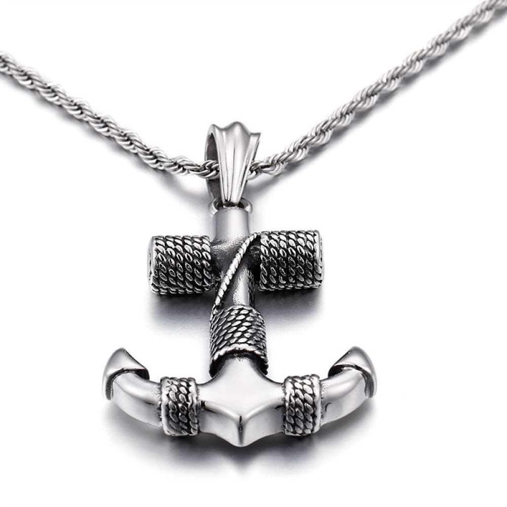 Anchor Cross Necklace