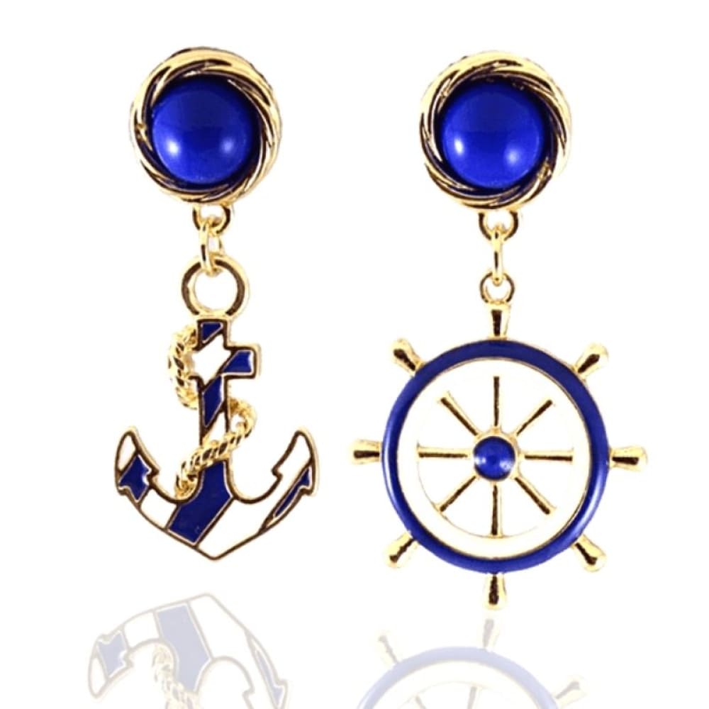 anchor-earrings-gold