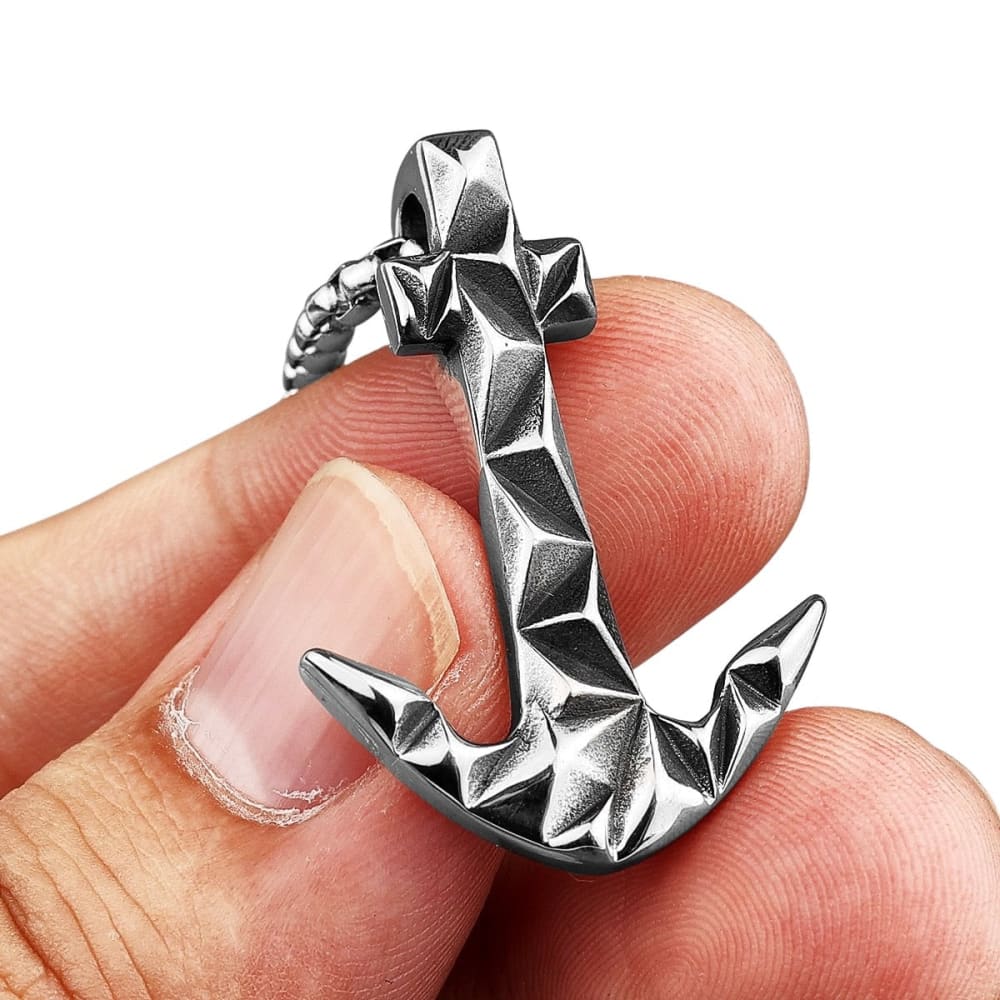 Anchor Necklace Mens
