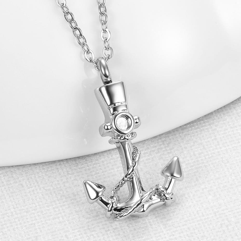 Anchor Urn Necklace