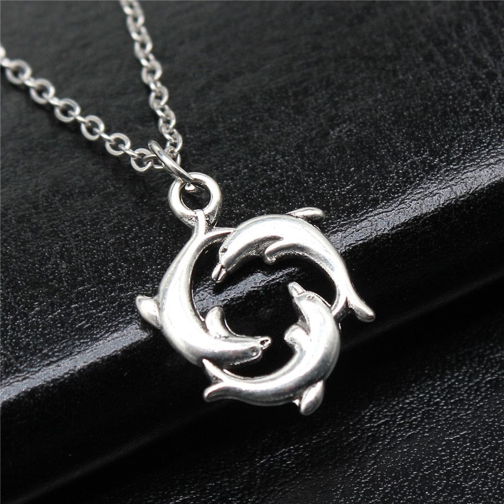 Antique Dolphin Necklace