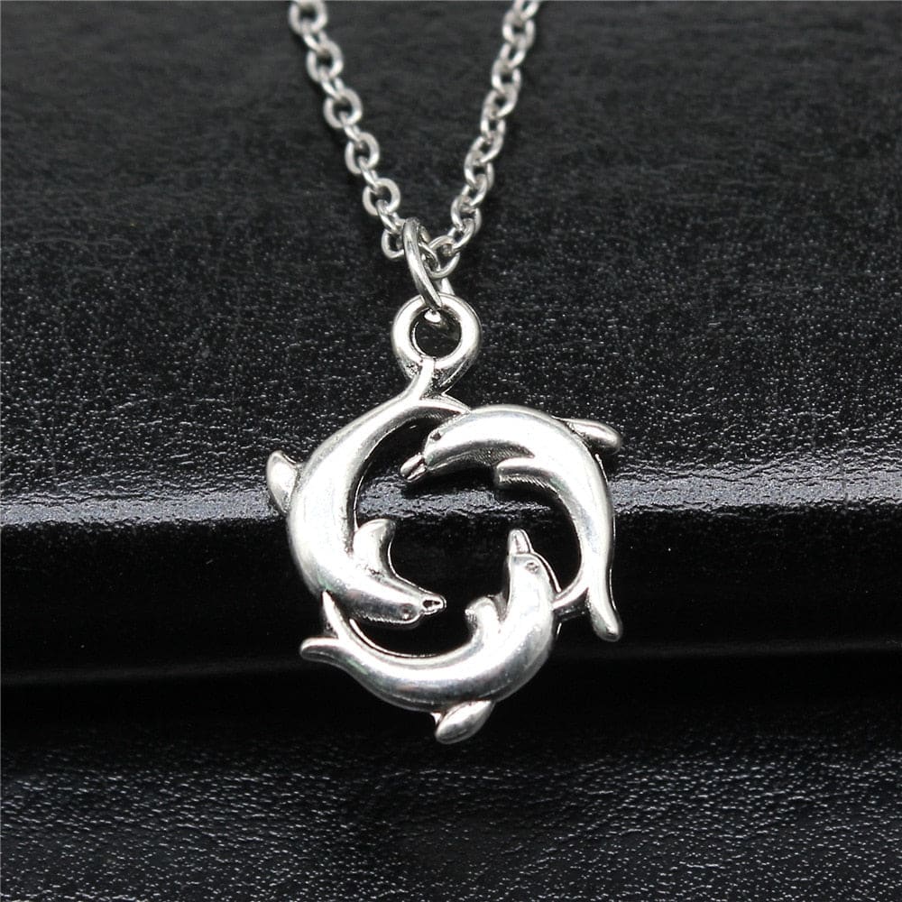 Antique Dolphin Necklace