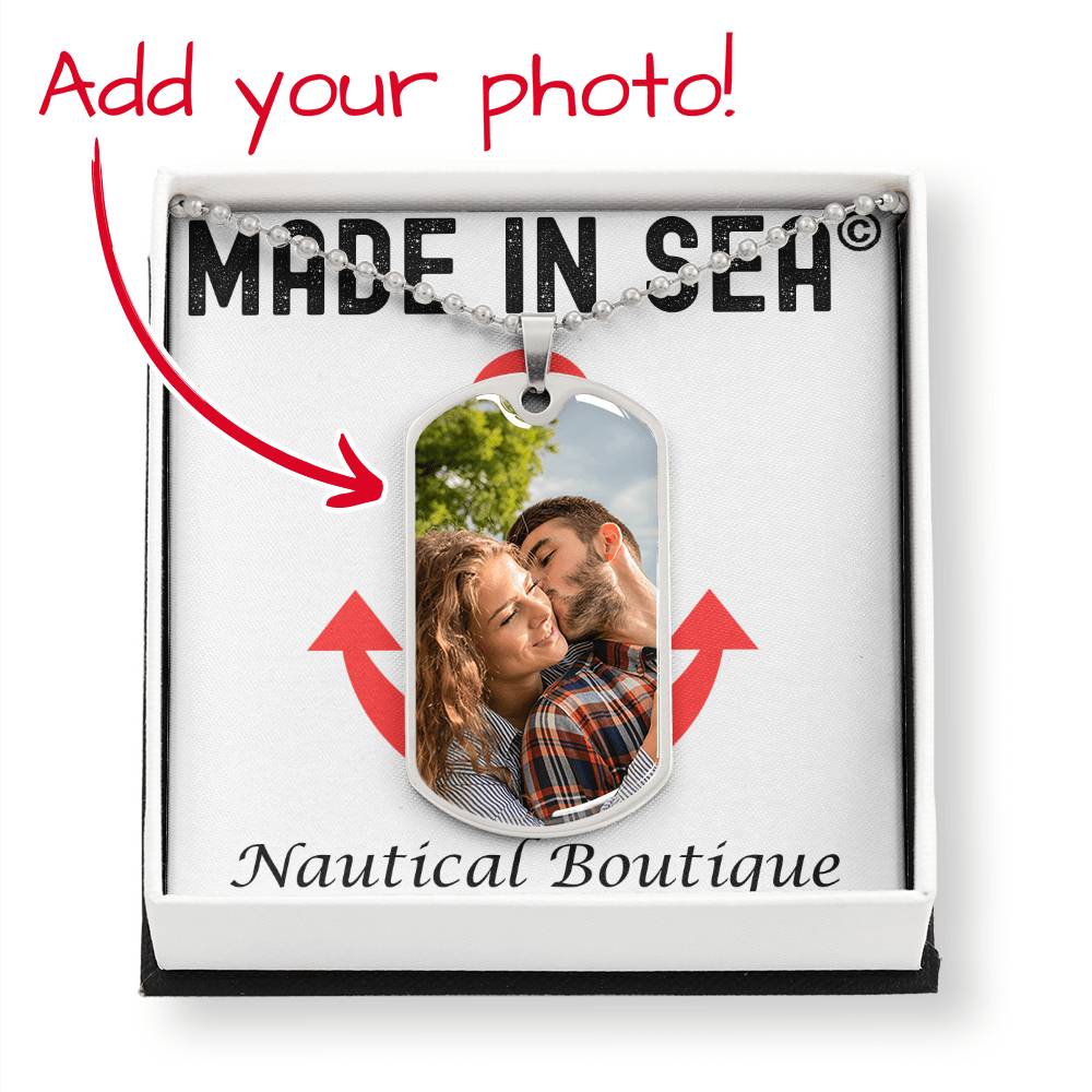 Personalized Military Tag Necklace - Madeinsea©