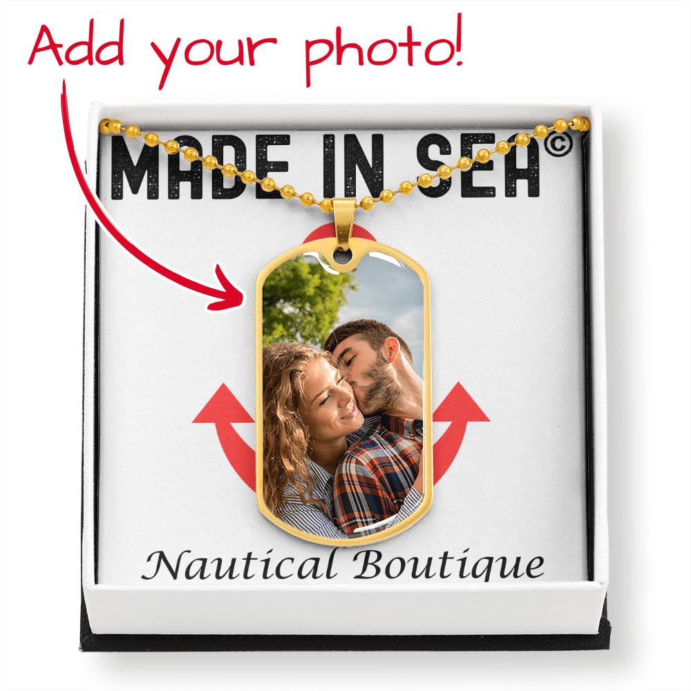 Personalized Military Tag Necklace - Madeinsea©