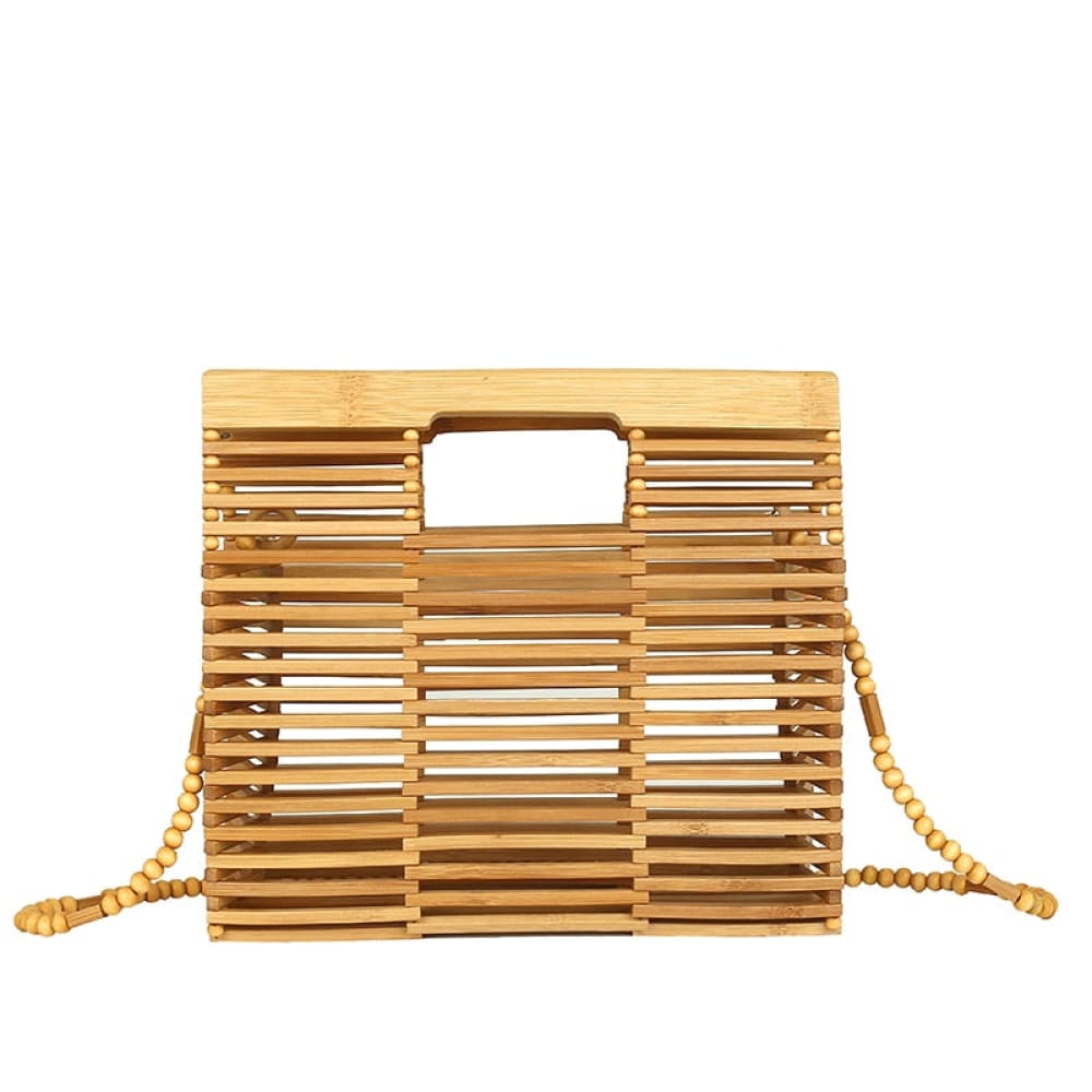 Bamboo Crossbody Beach Bag
