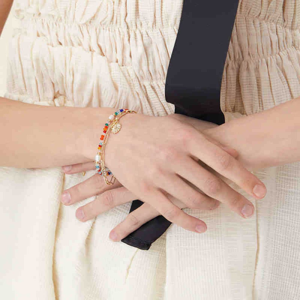 Beach Glass Bead Bracelets