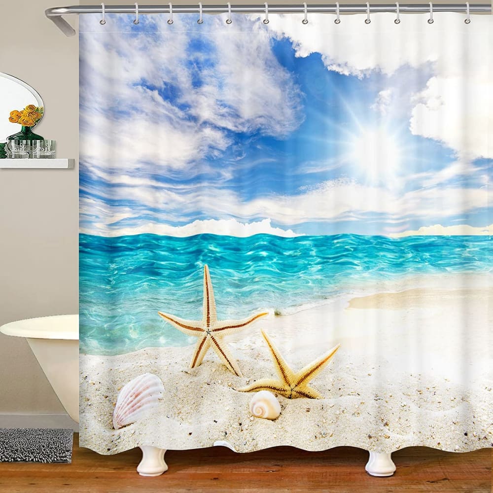 Beachy Shower Curtain