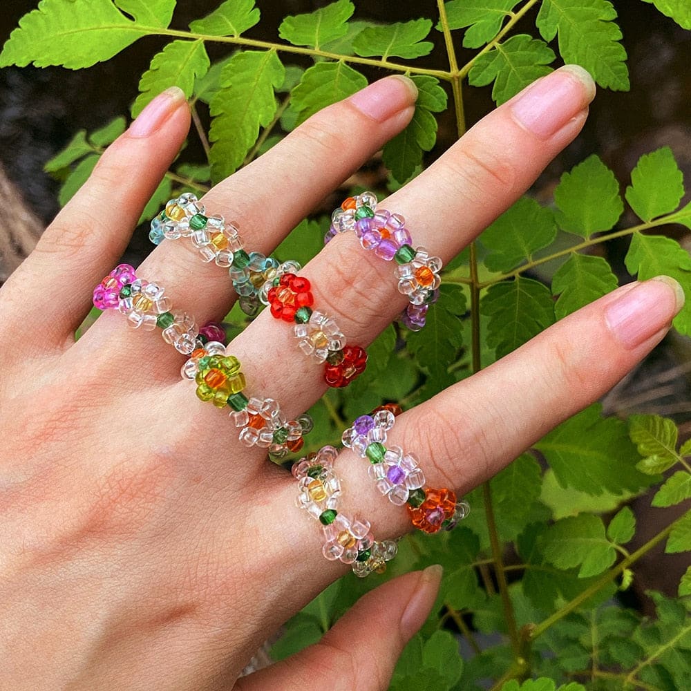 Beaded Beach Ring