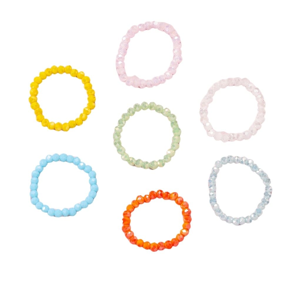 Beaded Beach Ring Set