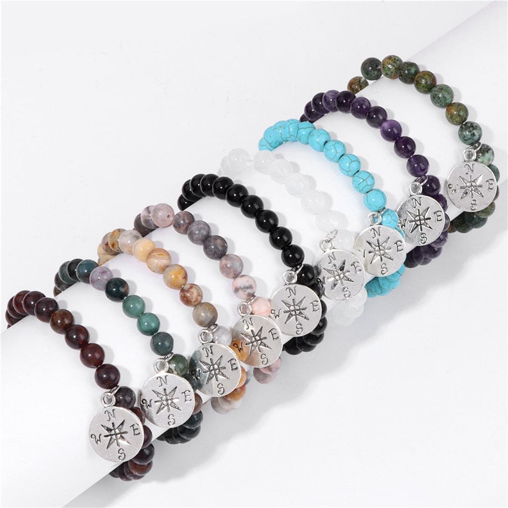 Beaded Compass Bracelet