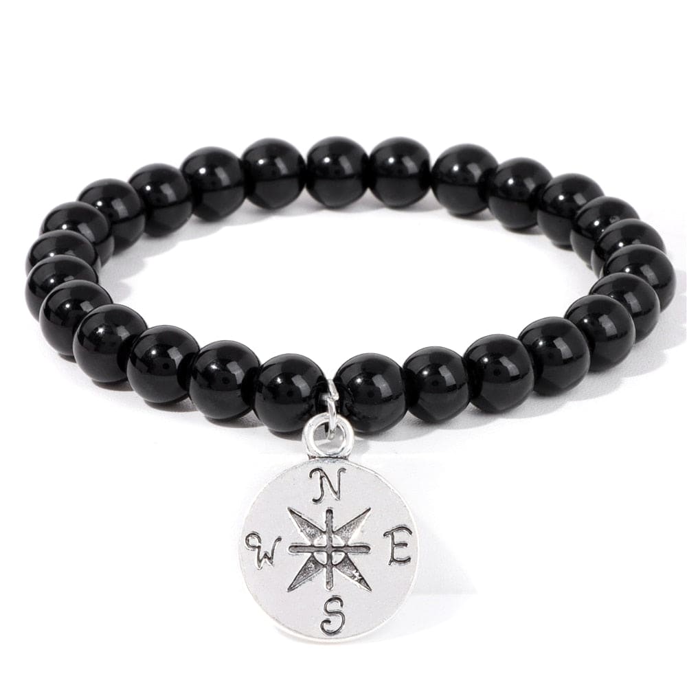 Beaded Compass Bracelet